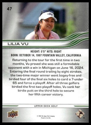 2026 Upper Deck #47 Lilia Vu