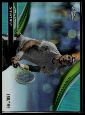 2025 Topps Chrome #59 Jan-Lennard Struff Aqua Refractor #/199