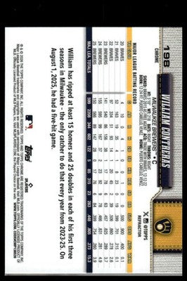 2026 Topps Chrome #198 William Contreras