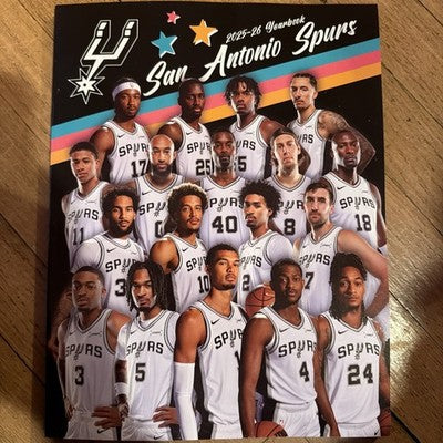 2025-2026 NBA San Antonio Spurs Official Yearbook