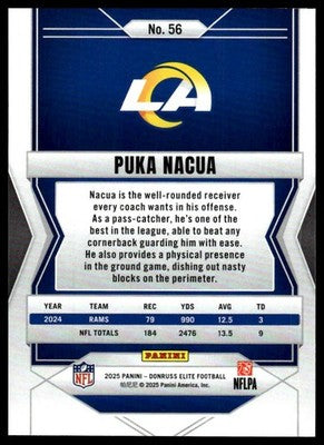 2025 Donruss Elite #56 Puka Nacua