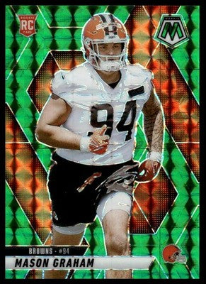2025 Panini Mosaic #311 Mason Graham Mosaic Green