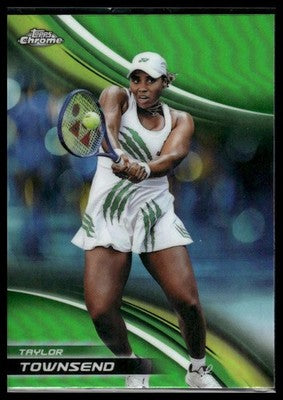 2025 Topps Chrome #92 Taylor Townsend Lime Green Refractor
