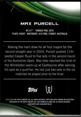 2025 Topps Chrome Sapphire Edition #120 Max Purcell