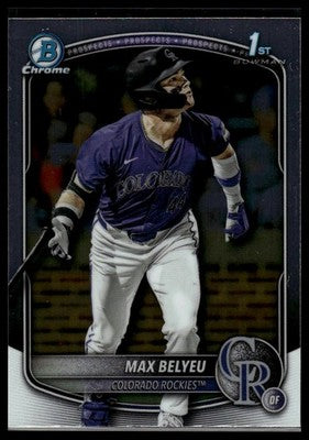 2025 Bowman Draft #BDC-5 Max Belyeu Chrome