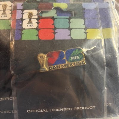 2026 FIFA World Cup Logo Pin V3 United States USA CANADA MEXICO Seattle San Fran