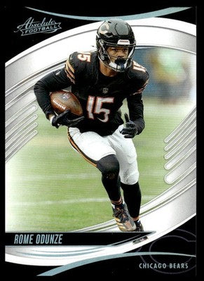 2025 Panini Absolute #72 Rome Odunze Red