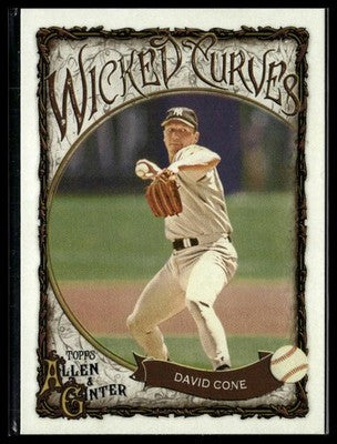 2025 Topps Allen & Ginter #WC-18 David Cone Wicked Curves