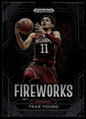 2023 Panini Prizm Draft Picks #19 Trae Young Fireworks