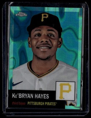 2022 Topps Chrome #309 Ke'Bryan Hayes Green Wave Refractor #/99