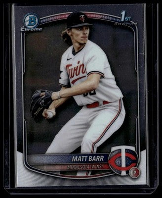 2025 Bowman Draft #BDC-154 Matt Barr Chrome