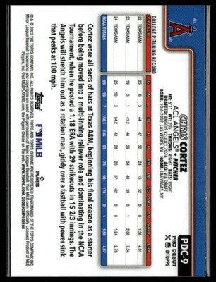 2025 Topps Pro Debut #PDC-9 Chris Cortez Chrome