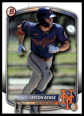 2025 Bowman Draft #BD-138 Carson Benge