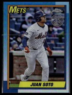 2025 Topps Update #U90C-7 Juan Soto 1990 Topps Baseball 35th Anniversary Chrome