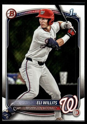 2025 Bowman Draft #BD-1 Eli Willits