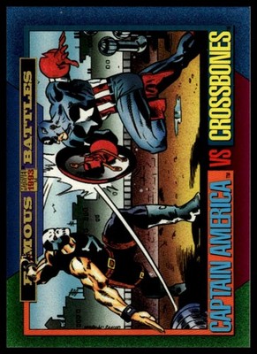 1993 SkyBox Marvel Universe #162 Captain America / Crossbones