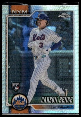 2026 Topps Chrome #87 Carson Benge Refractors