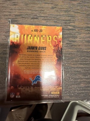 2025 Panini Absolute - Absolute Burners Jahmyr Gibbs #ABU- JGI