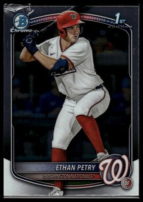 2025 Bowman Draft #BDC-151 Ethan Petry Chrome