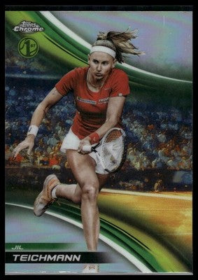 2025 Topps Chrome #177 Jil Teichmann Prism Refractor