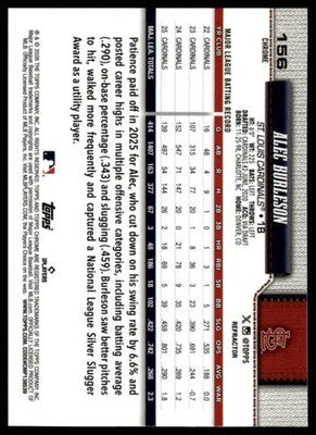 2026 Topps #573 Alec Burleson