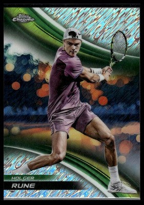2025 Topps Chrome #20 Holger Rune Shimmer Refractor