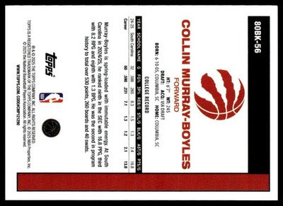 2025-26 Topps #80BK-56 Collin Murray-Boyles 1980-81 Topps Basketball