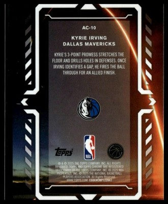 2025-26 Topps Chrome Activators Kyrie Irving AC-10