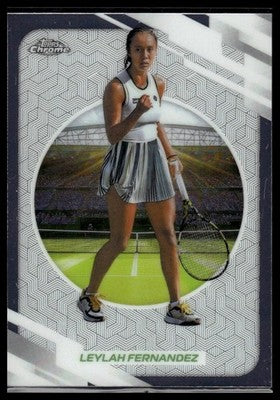 2026 Topps Chrome #131 Leylah Fernandez