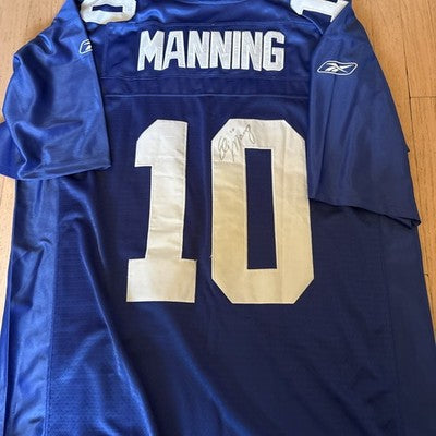 Eli Manning Signed Auto Jersey New York Giants