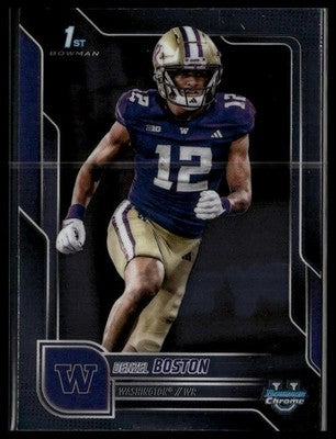 2025 Bowman University Chrome #34 Denzel Boston