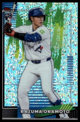 2026 Finest #34 Kazuma Okamoto Mini-Diamond Refractors