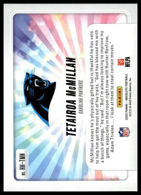 2025 Panini Absolute #HH-TMN Tetairoa McMillan Hog Heaven