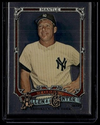 2025 Topps Allen & Ginter #19 Mickey Mantle Chrome