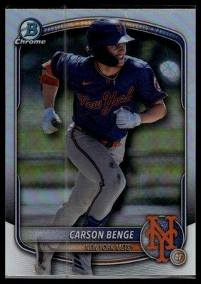 2025 Bowman Draft #BDC-138 Carson Benge Chrome
