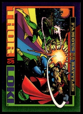 1993 SkyBox Marvel Universe #150 Thor / Loki