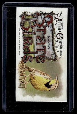 2025 Topps Allen & Ginter #SB-16 Western Meadowlark State Birds Mini