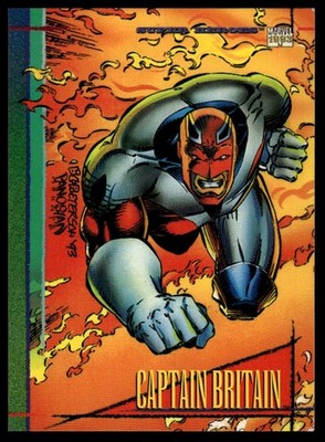 1993 SkyBox Marvel Universe #40 Captain Britain