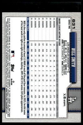 2026 Topps #631 Will Smith Holo Foil