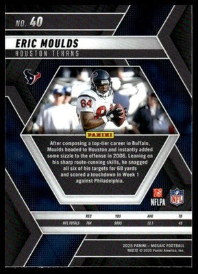 2025 Panini Mosaic #40 Eric Moulds