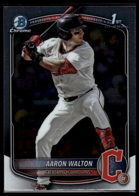 2025 Bowman Draft #BDC-134 Aaron Walton Chrome