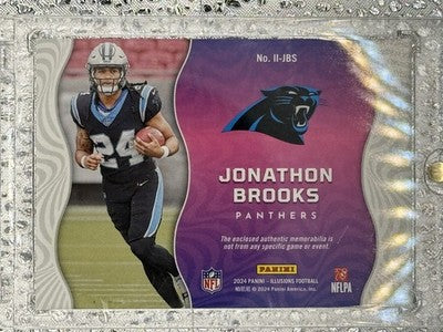 2024 Panini Illusions - Instant Impact Jonathon Brooks #II-JBS Patch