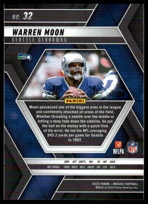 2025 Panini Mosaic #32 Warren Moon