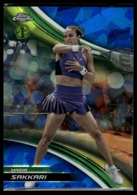 2025 Topps Chrome Sapphire Edition #285 Maria Sakkari