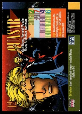 1993 SkyBox Marvel Universe #12 Quasar