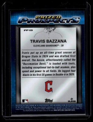 2025 Bowman Draft #PP-13 Travis Bazzana Prized Prospects
