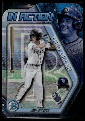 2025 Bowman Draft #BIA-24 Theo Gillen Bowman In Action