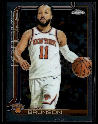 2025-26 Topps Chrome #101 Jalen Brunson