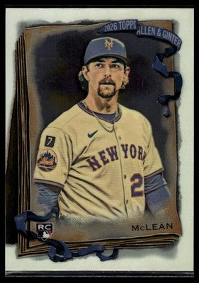 2026 Topps Allen & Ginter #123 Nolan McLean Silver Portrait