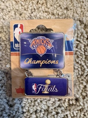 2025 2026 NBA Finals Champions New York Knicks Collector Pin v2